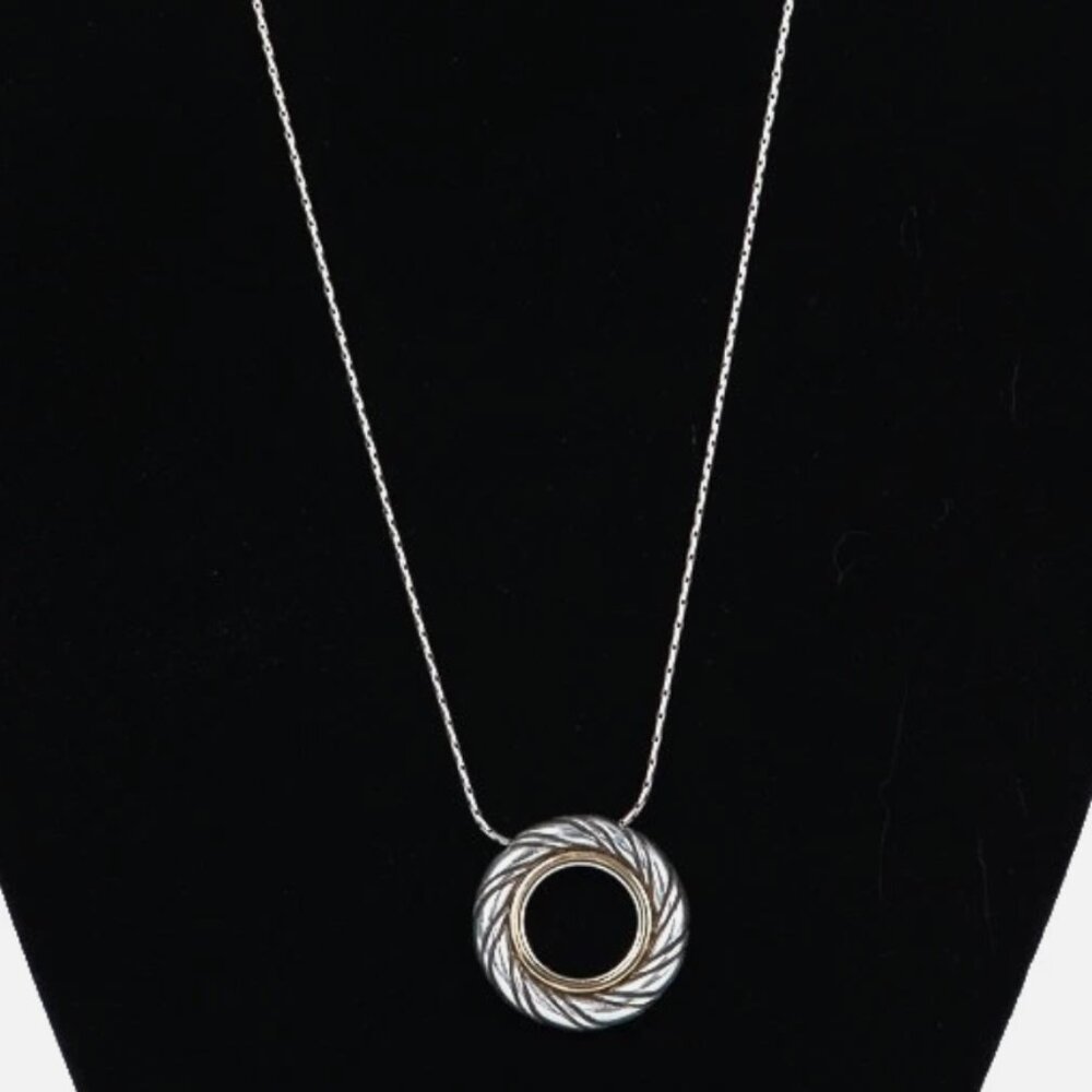 Brighton "Inner Circle" Reversible Pendant Necklace